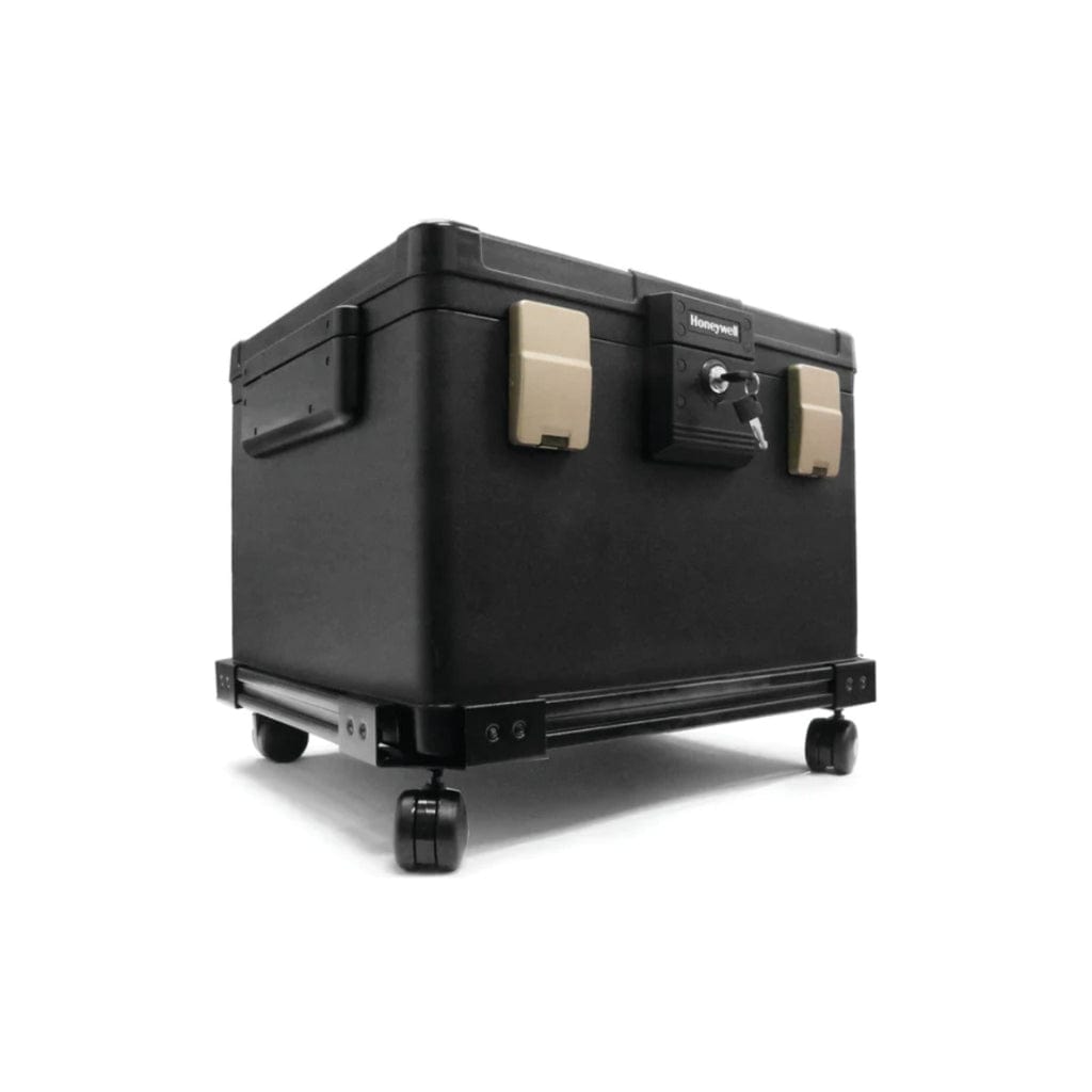 Honeywell 1108W Legal Size File Chest with Cart | UL Certified 60 Minute Fireproof | 24 Hour Waterproof | Dual Compression Latches