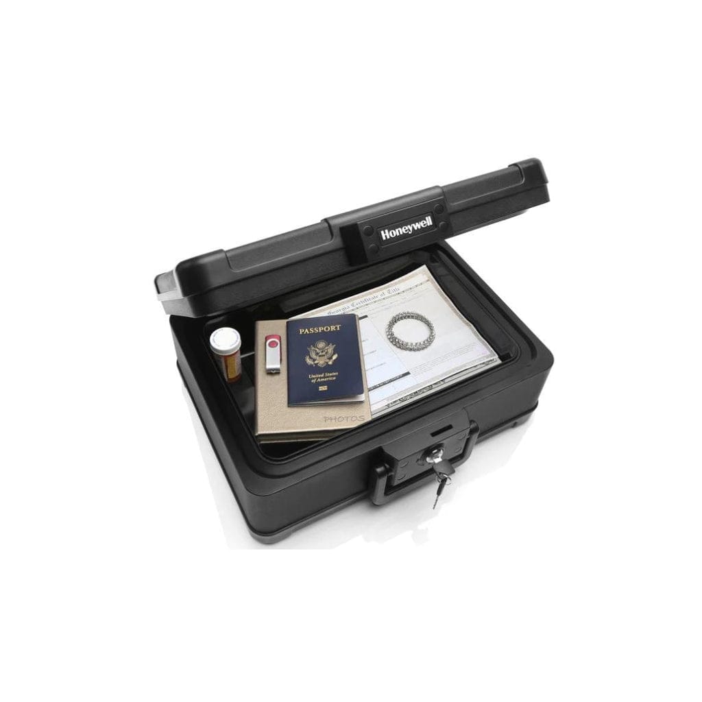 Honeywell 1503 Medium Security Chest | UL Certified 30 Minute Fireproof | 72 Hour Waterproof | Convenient Carry Handle