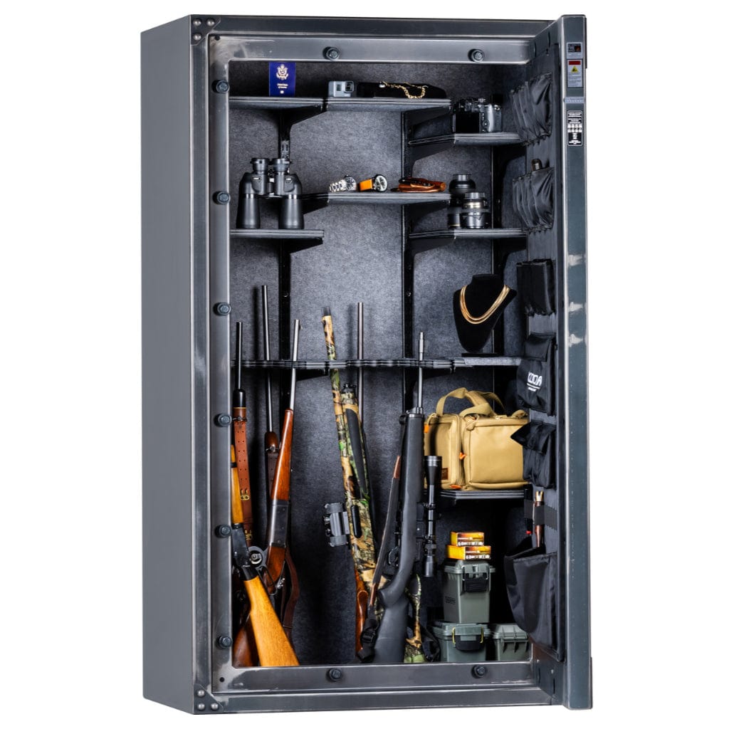 Kodiak KSX7141 Strongbox Series Safe by Rhino | Safex™ Security System | UL RSC | CA DOJ Compliant ǀ 63 Long Gun Capacity | 60 Min Fire Protection