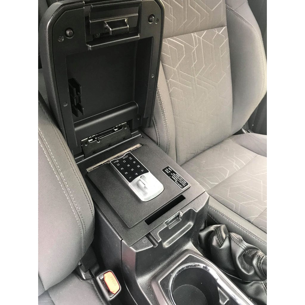 Lock&#39;er Down LD2047EX EXxtreme Console Safe for Toyota Tacoma (2016-2023) | Heavy 12 Gauge Steel | 4 Point Locking System