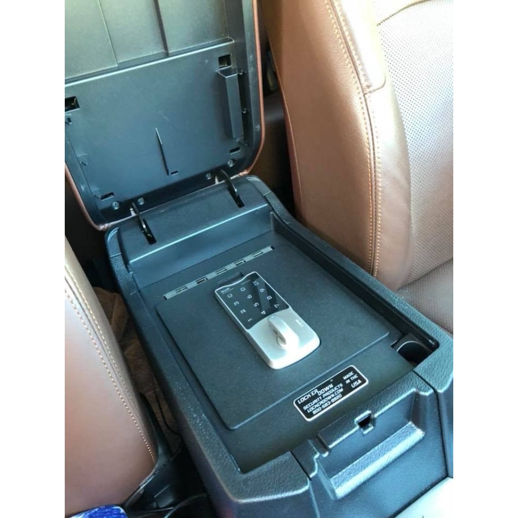Lock&#39;er Down LD2048EX EXxtreme Console Safe for Toyota 4Runner (2010-2023) | Heavy 12 Gauge Steel | 4 Point Locking System