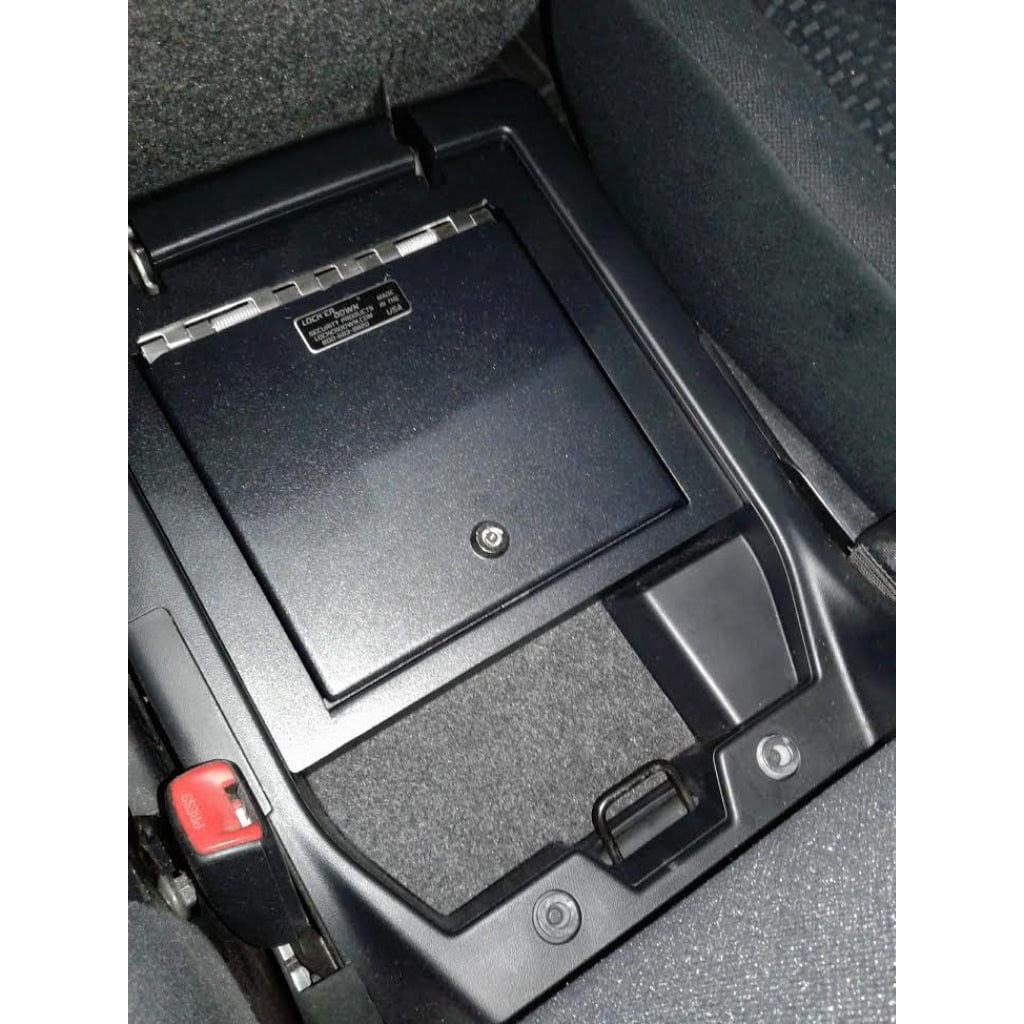 Lock&#39;er Down LD2049EX EXxtreme Console Safe for Toyota Tundra (2007-2021) with Split Bench Seat | Heavy 12 Gauge Steel | 4 Point Locking System