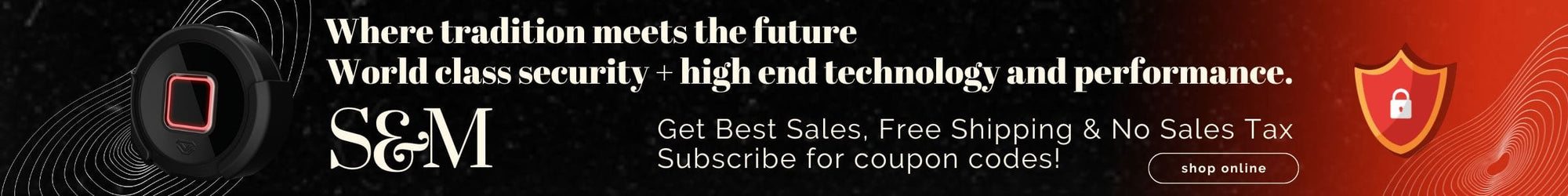 Safes and more homepage banner