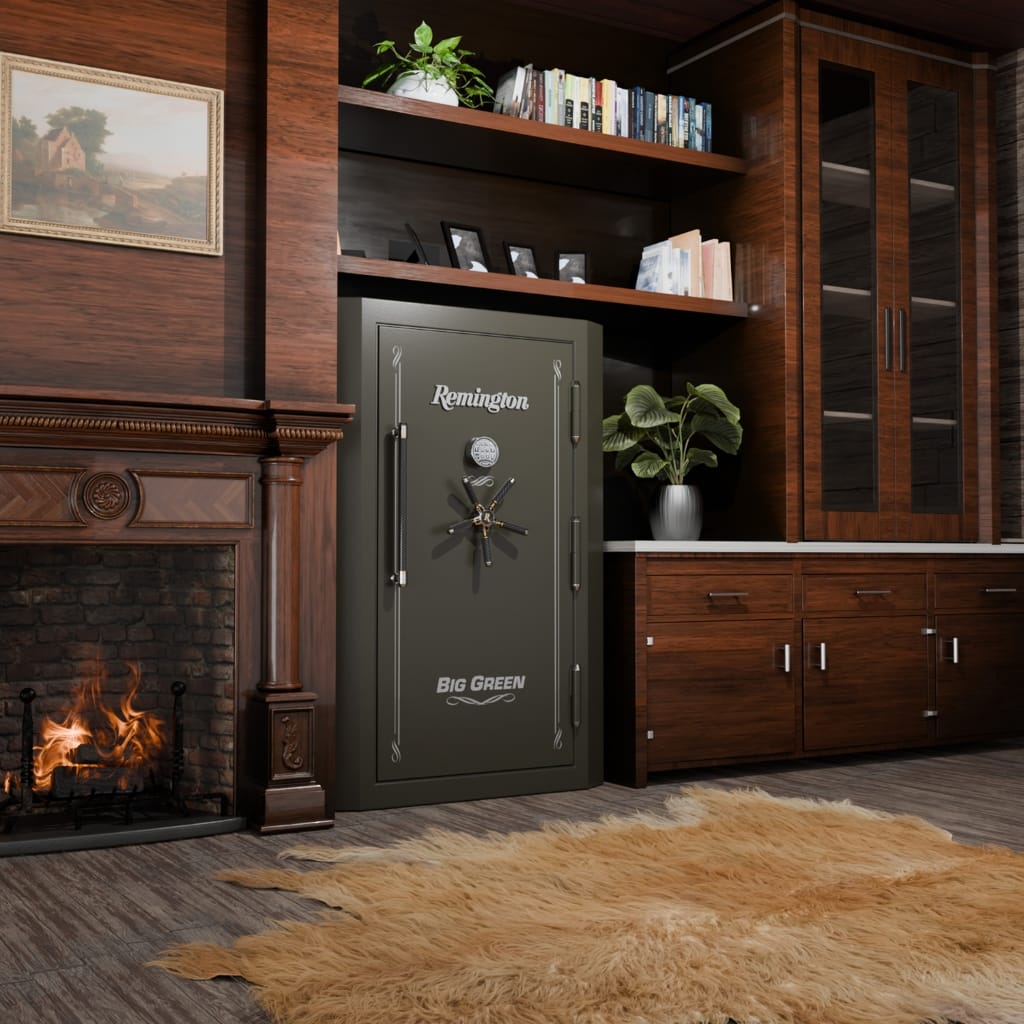 Remington SECSAR5944-BG Big Green Series Gun Safe | CA DOJ Approved | 44 + 4 Gun Capacity | 90 Minute Fire Rated