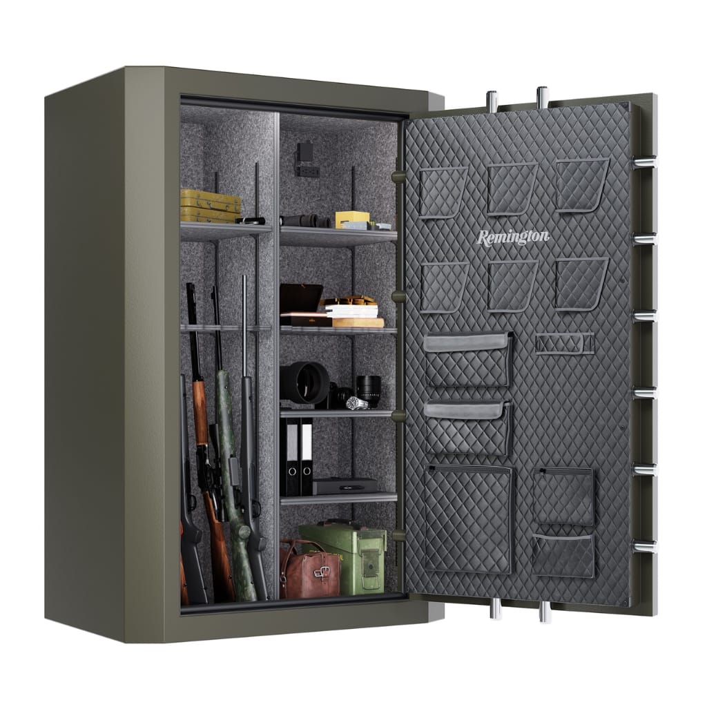 Remington SECSAR5952-BG Big Green Series Gun Safe | CA DOJ Approved | 45 + 6 + 1 Gun Capacity | 90 Minute Fire Rated