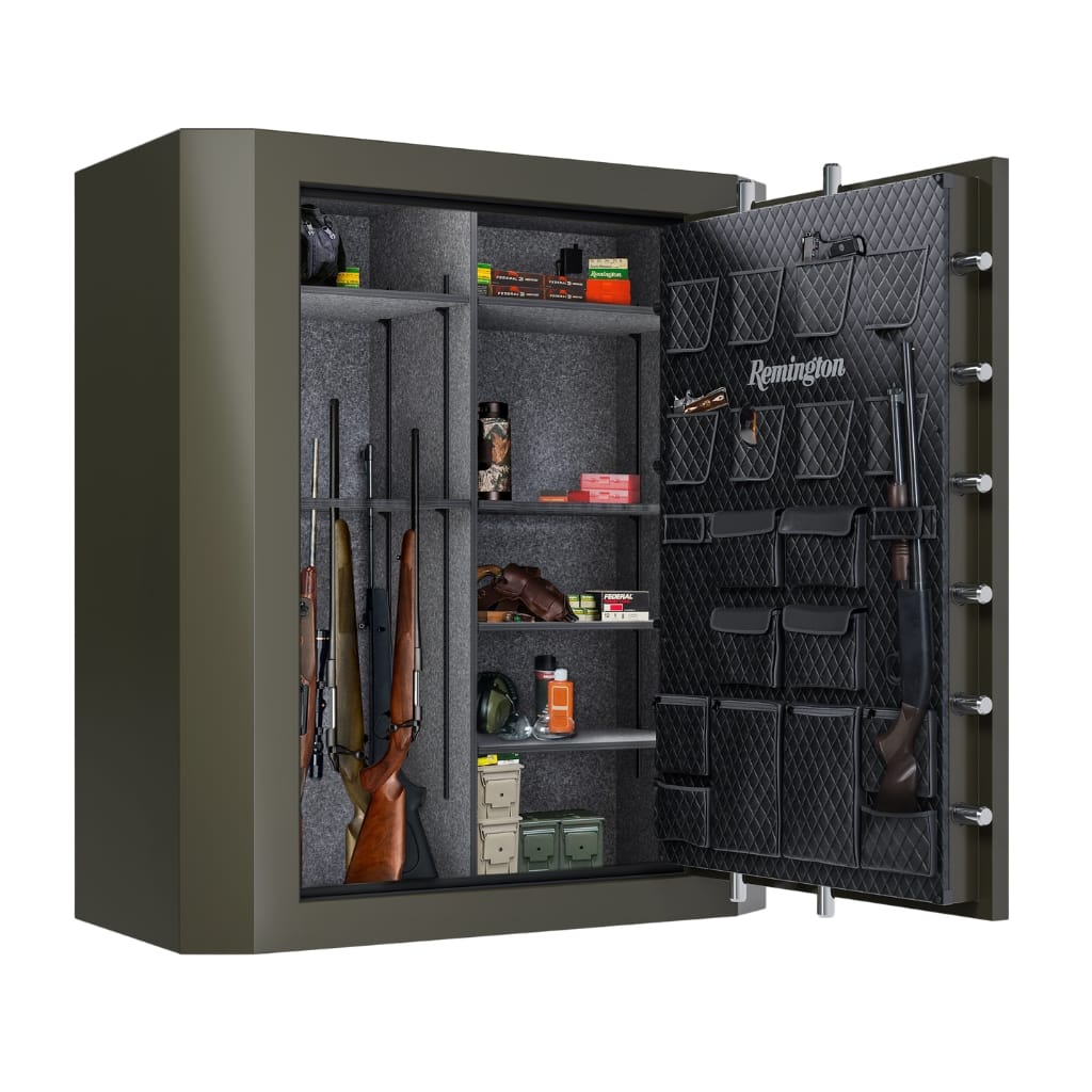 Remington SECSAR6584-BG Big Green Series Gun Safe | CA DOJ Approved | 84 + 8 + 2 Gun Capacity | 90 Minute Fire Rated
