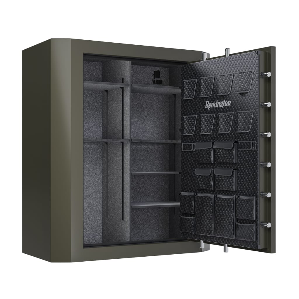 Remington SECSAR6584-BG Big Green Series Gun Safe | CA DOJ Approved | 84 + 8 + 2 Gun Capacity | 90 Minute Fire Rated