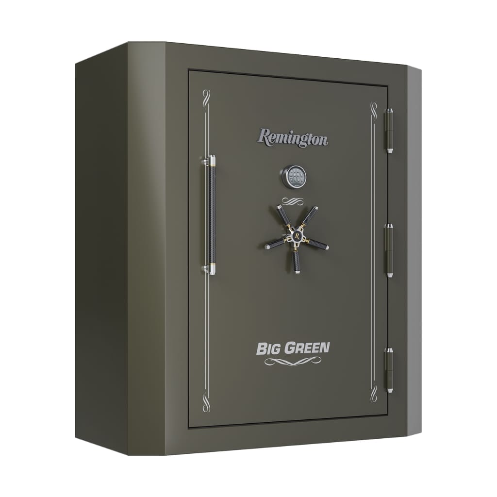 Remington SECSAR6584-BG Big Green Series Gun Safe | CA DOJ Approved | 84 + 8 + 2 Gun Capacity | 90 Minute Fire Rated