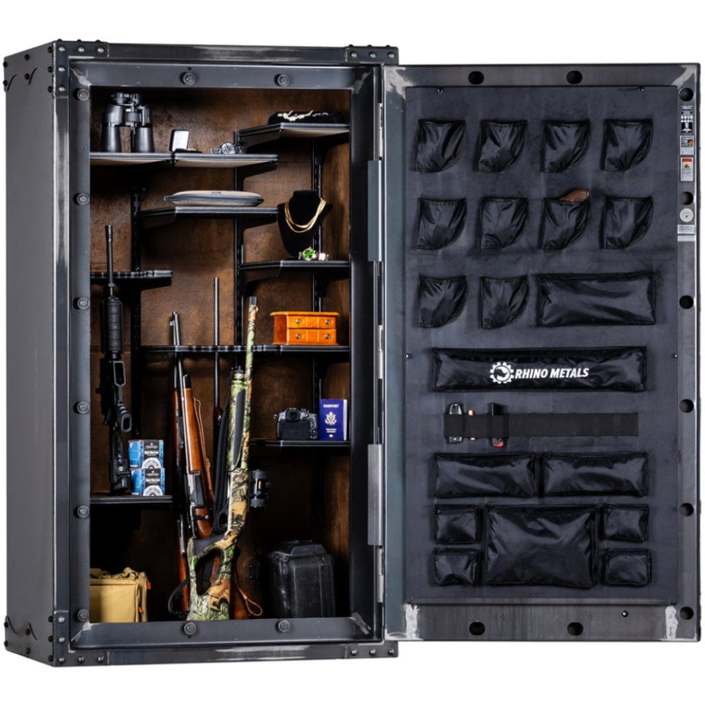 Rhino AIX7241 Ironworks AIX Series Gun Safe | UL RSC Certified / CA DOJ Compliant | 60 Long Gun Capacity | 130 Minute Fire Rated