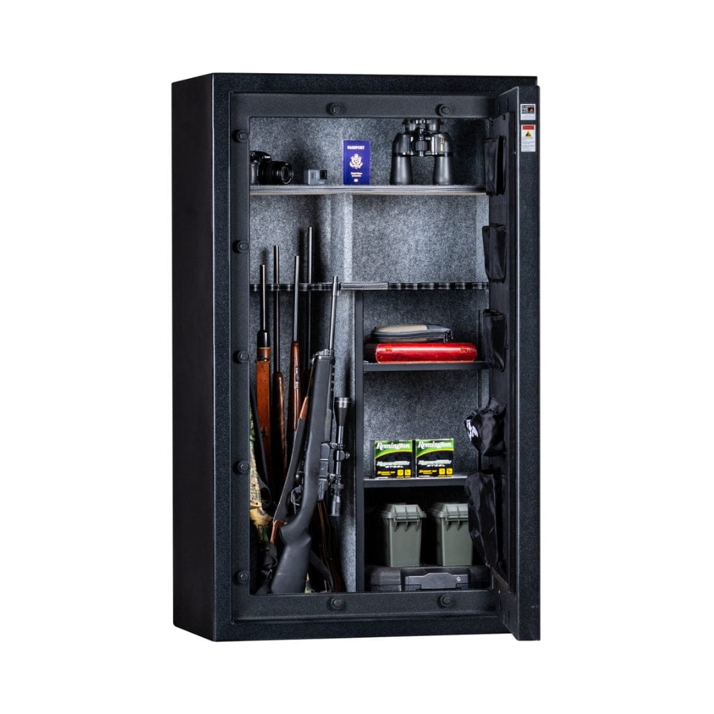 Rhino FFX6041 Falcon Series Gun Safe | CA DOJ Firearm Safety Device | 52 Long Gun Capacity | 40 Min Fire Protection
