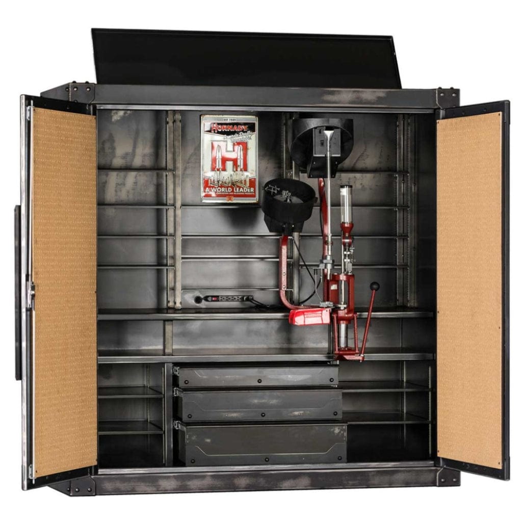 Rhino IWSC7272D Ironworks Storage (Reloading) Cabinet | Home Furniture | 72"H x 72"W x 28"D | 1140 LBS