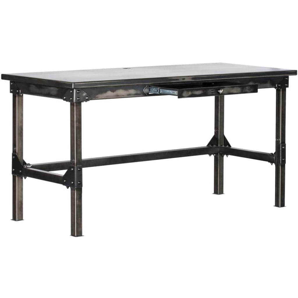 Rhino IWWD4272 Ironworks Work Desk | Office Furniture | 42&quot;H x 72&quot;W x 30&quot;D | 212 LBS