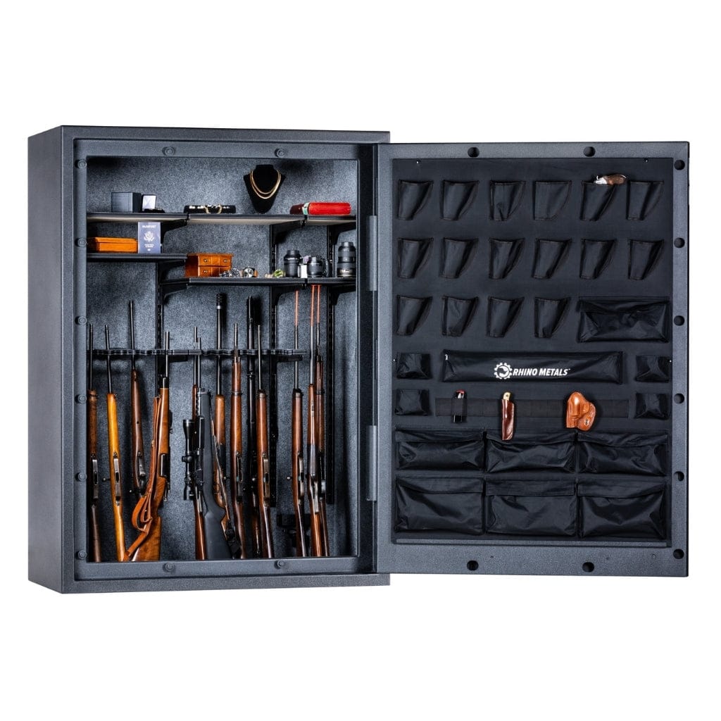 Rhino RX7253 Raptor Series Gun Safe | UL RSC Rated / CA DOJ Compliant | 78 Long Gun Capacity | 80 Min Fire Protection