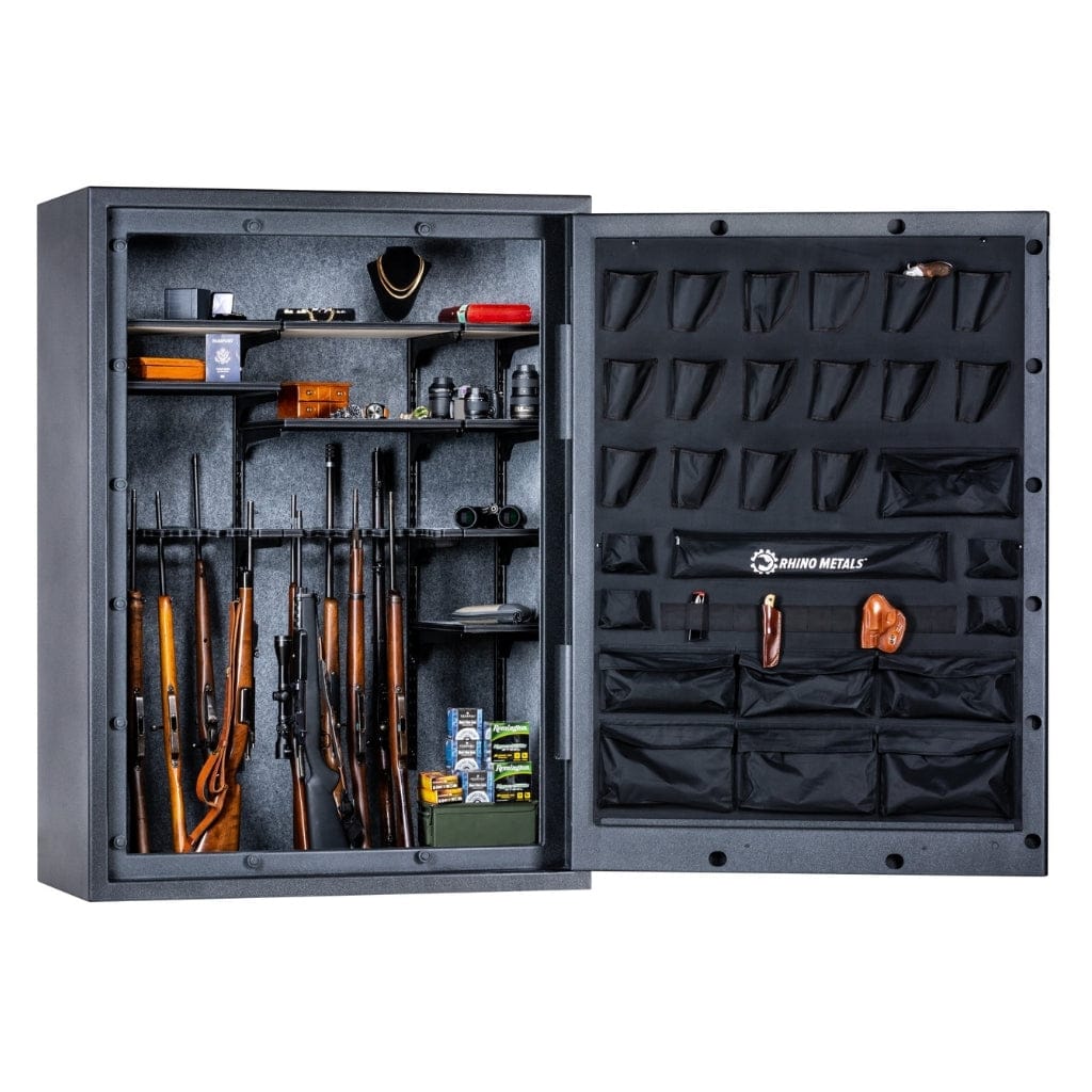 Rhino RX7253 Raptor Series Gun Safe | UL RSC Rated / CA DOJ Compliant | 78 Long Gun Capacity | 80 Min Fire Protection
