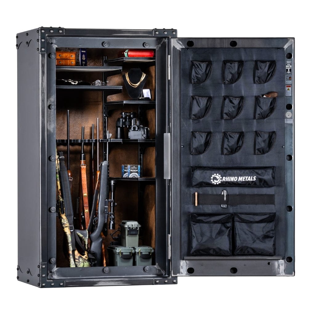 Rhino TGIX6636 Ironworks Thunderbolt Gun & Rifle Safe | 42 Long Guns Capacity | 170 Minute Fire Rated