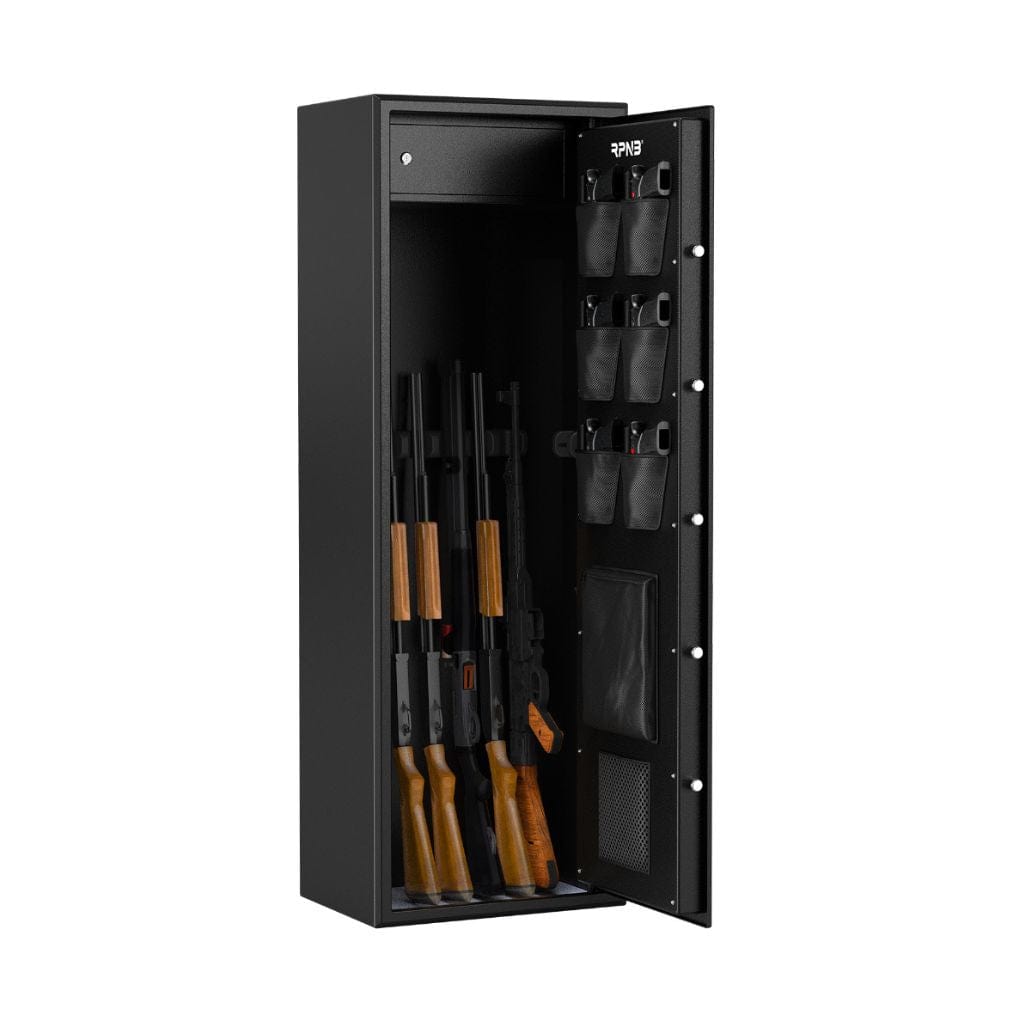 RPNB RP10FR RPFR Series Rifle Safe | 10 Long Gun Capacity | Biometric Lock