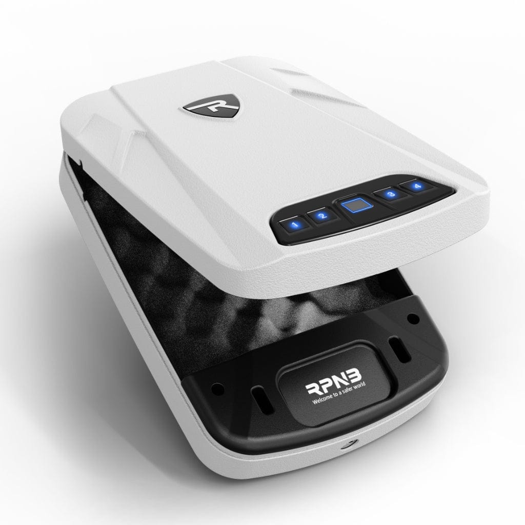 RPNB RP2008 Pistol Safe | 1 Handgun Capacity | Biometric, Digital Keypad, & Key Lock