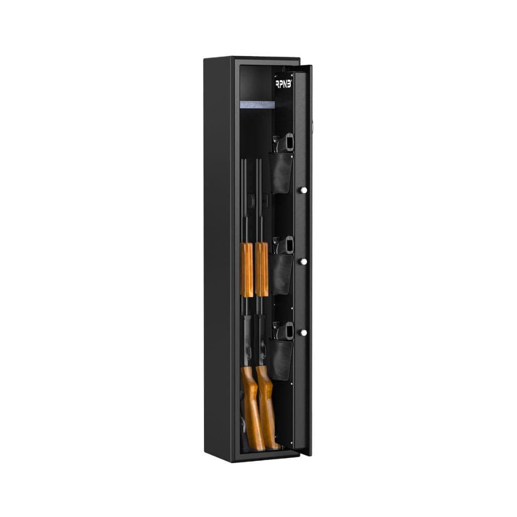 RPNB RP3FR RPFR Series Rifle Safe | 3 Long Gun Capacity | Biometric Lock