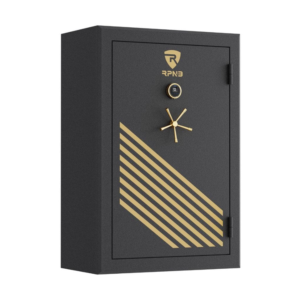 RPNB RPFS45-B RPFS Series Gun Safe | 45 Long Gun Capacity | 40 Minute Fire Rated | Biometric Lock