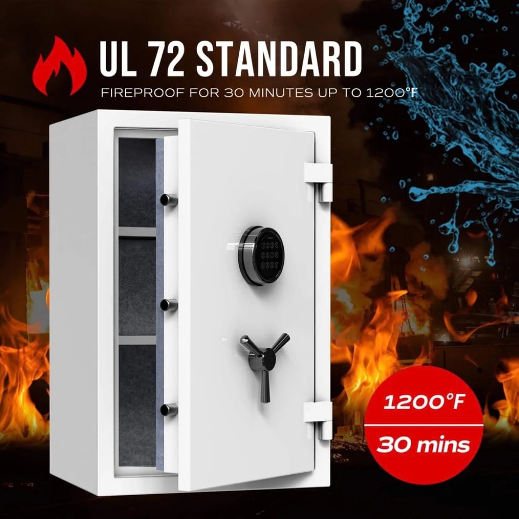 RPNB RPFS66 / RPEFS66W RPFS Series Home Safe | 30 Minute Fire Rated | Biometric Lock | 2.12 Cubic Feet