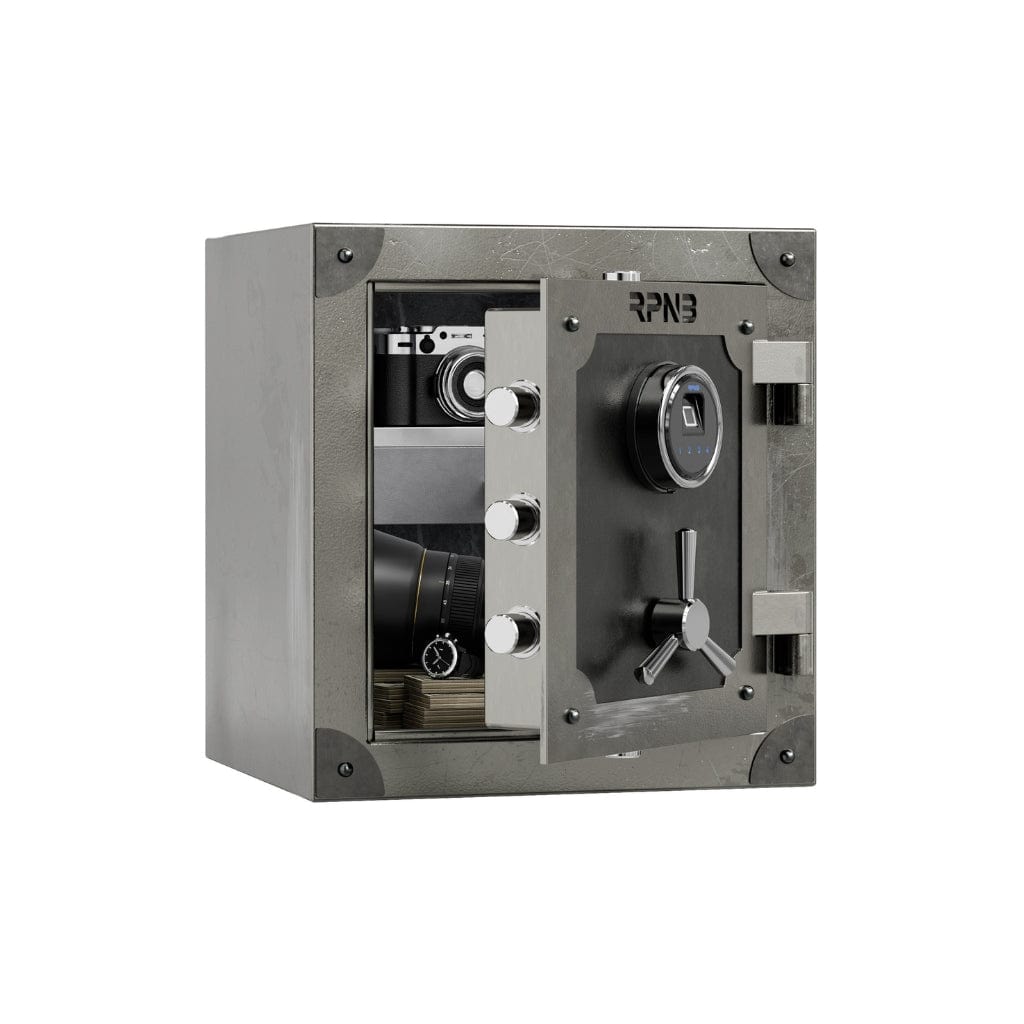 RPNB RPFV45 Retro Style Home Safe | Biometric Lock | 1.68 Cubic Feet