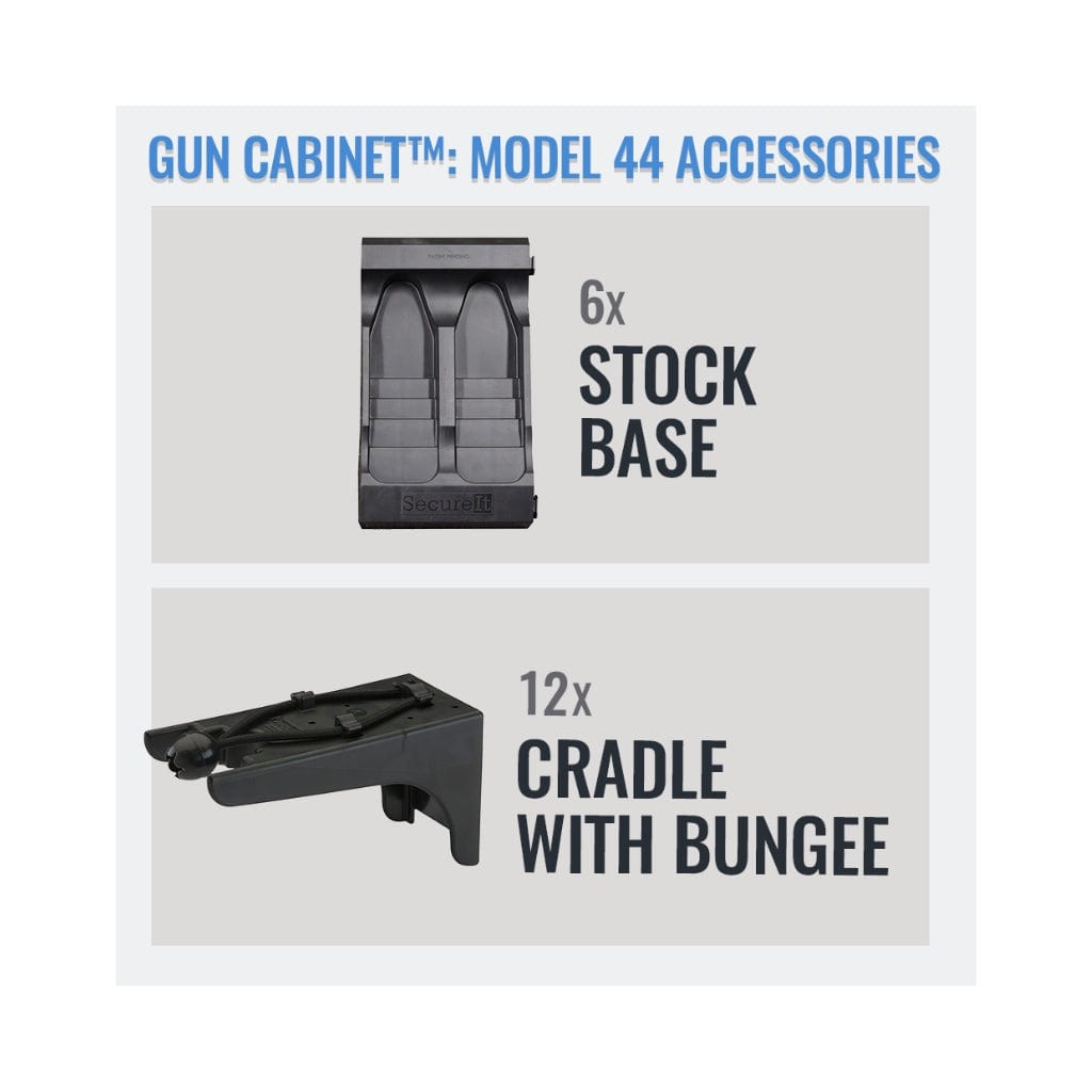 SecureIt SEC-100-12R MODEL 44–12/S Gun Cabinet | AR 190-11 &amp; OPNAVINST 5530.13 Compliant | 12 Gun Capacity
