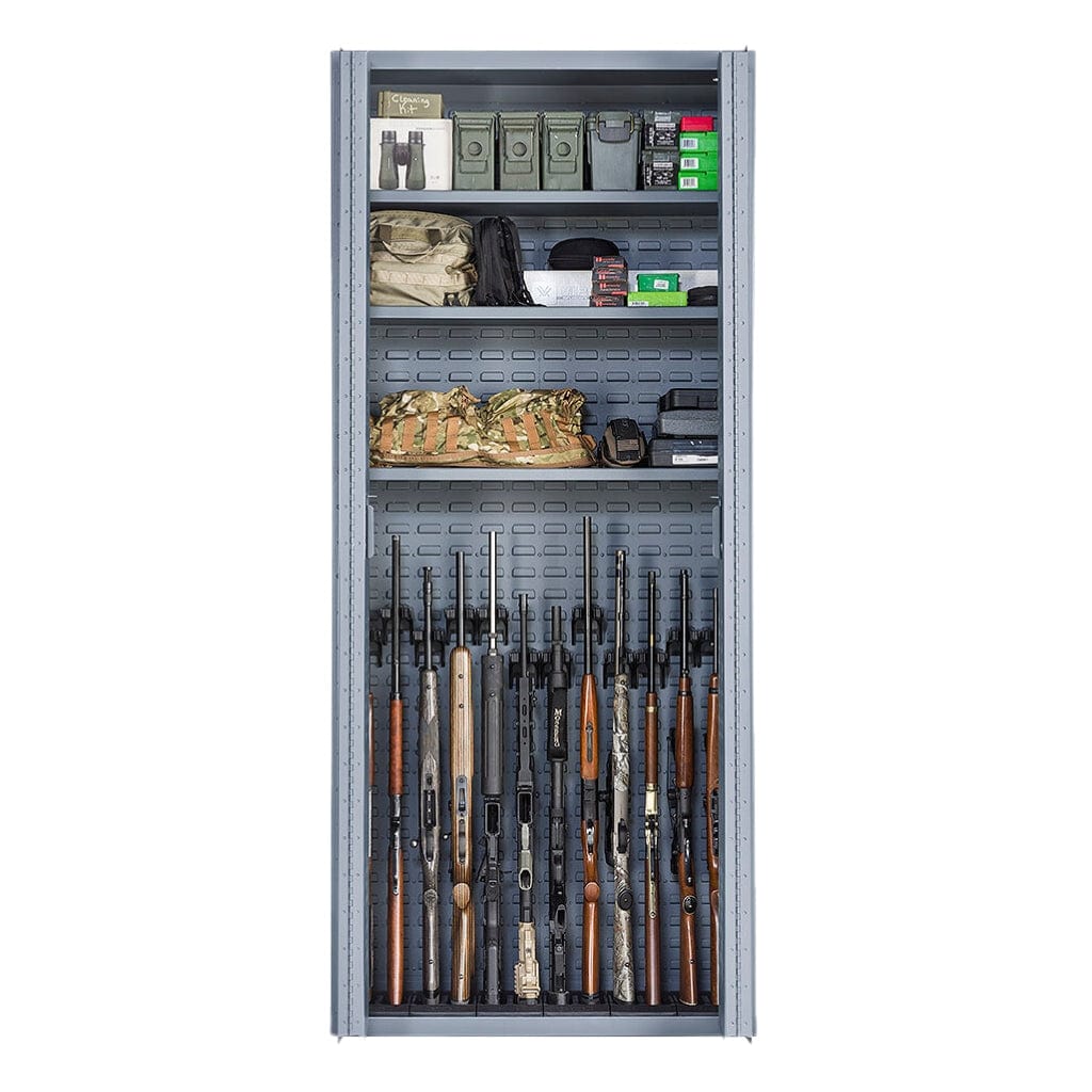 SecureIt SEC-300-12R Model 84–12/3 Gun Cabinet | 12 Gun Capacity | Military Standard Built