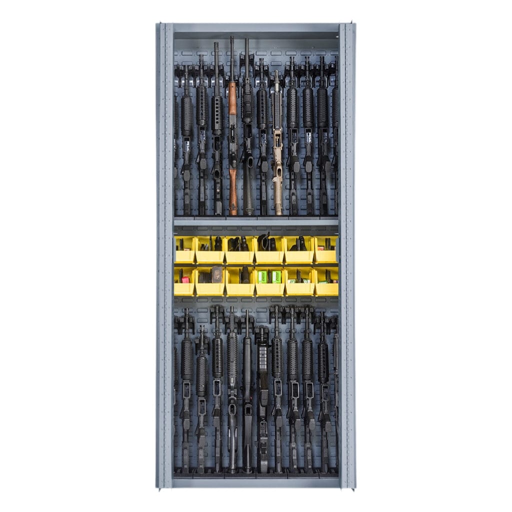 SecureIt SEC-300-24B Model 84–24/24 Gun Cabinet | 24 Gun Capacity | Military Standard Built