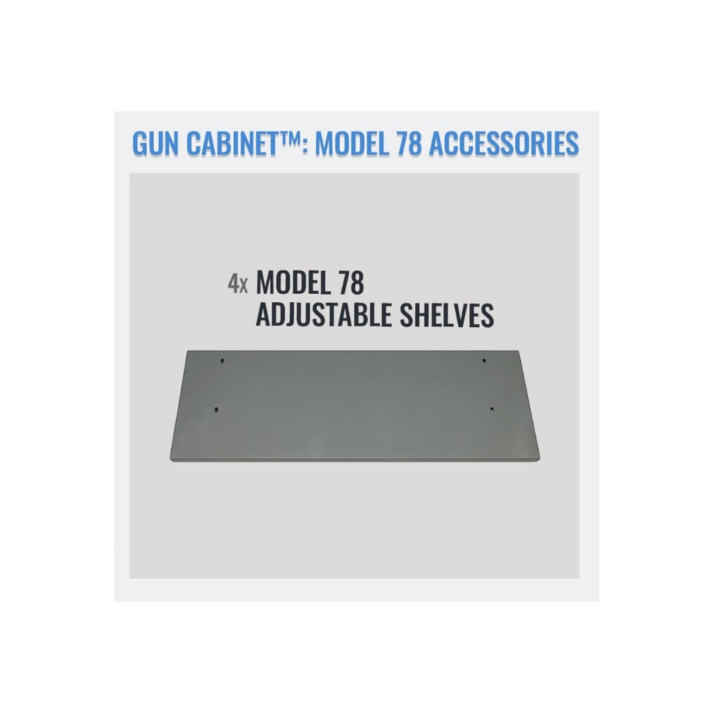 SecureIt SEC-78-2424-4S Model 78 Ammo Cabinet | 2400 lbs Weight Capacity | Military Standard Built