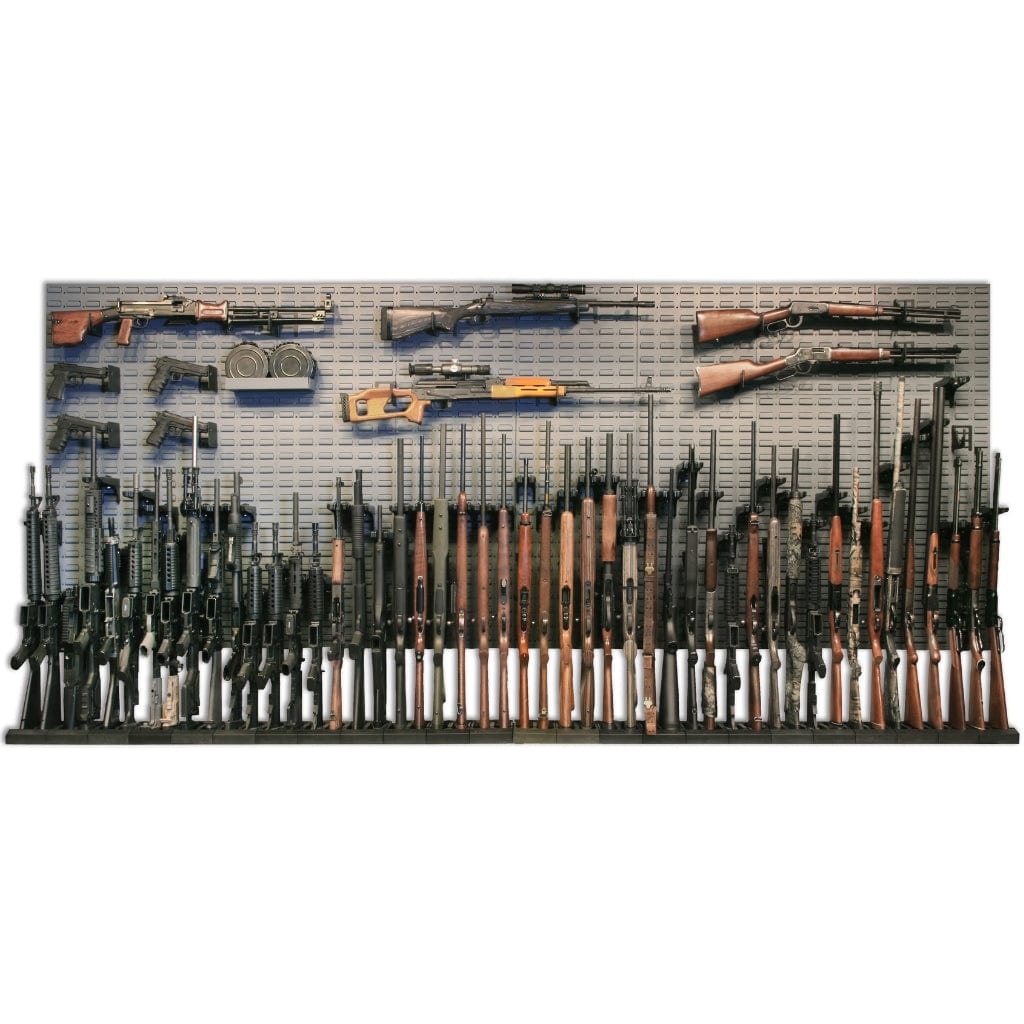 SecureIt SEC-GW-K6 Gun Wall, Vault, Armory Kit #6 | 48 Long Gun &amp; 4 Handgun Capacity