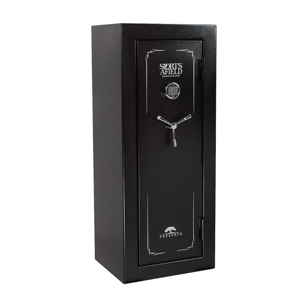 Sports Afield SA5924P Preserve Series Gun Safe | CA DOJ Approved | 24 Long Gun & 4 Handgun Capacity | 45 Minute Fire Rated
