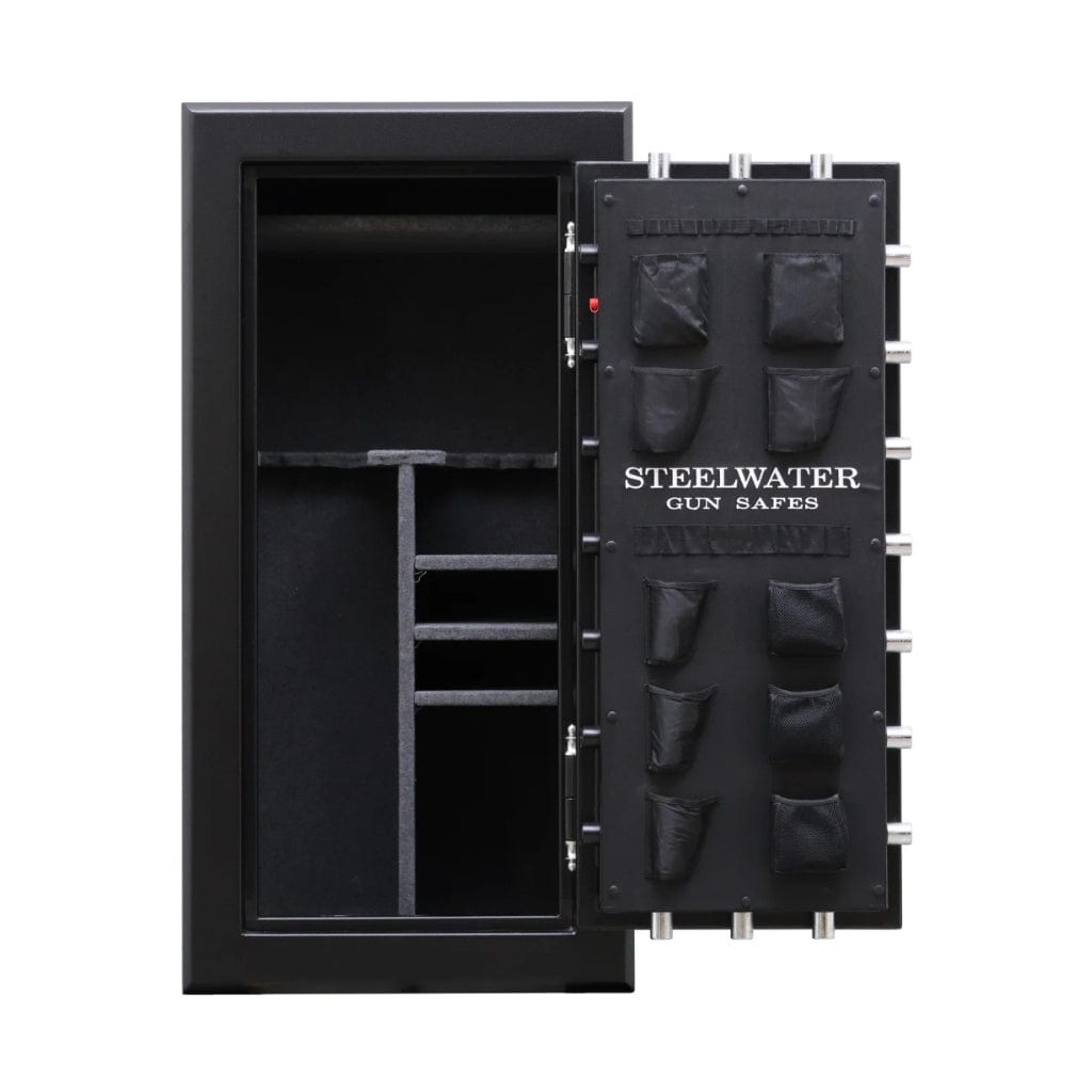Steelwater LD593024 Heavy Duty Gun Safe | CA DOJ Compliant | 22 Long Gun Capacity | 1 Hour Fire Rated