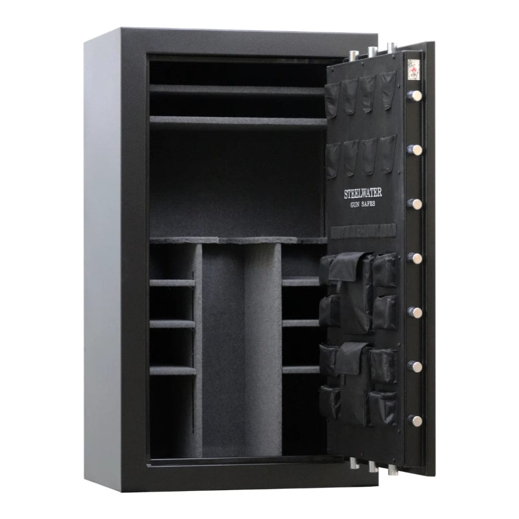 Steelwater LD724228 Heavy Duty Gun Safe | CA DOJ Compliant | 45 Long Gun Capacity | 1 Hour Fire Rated