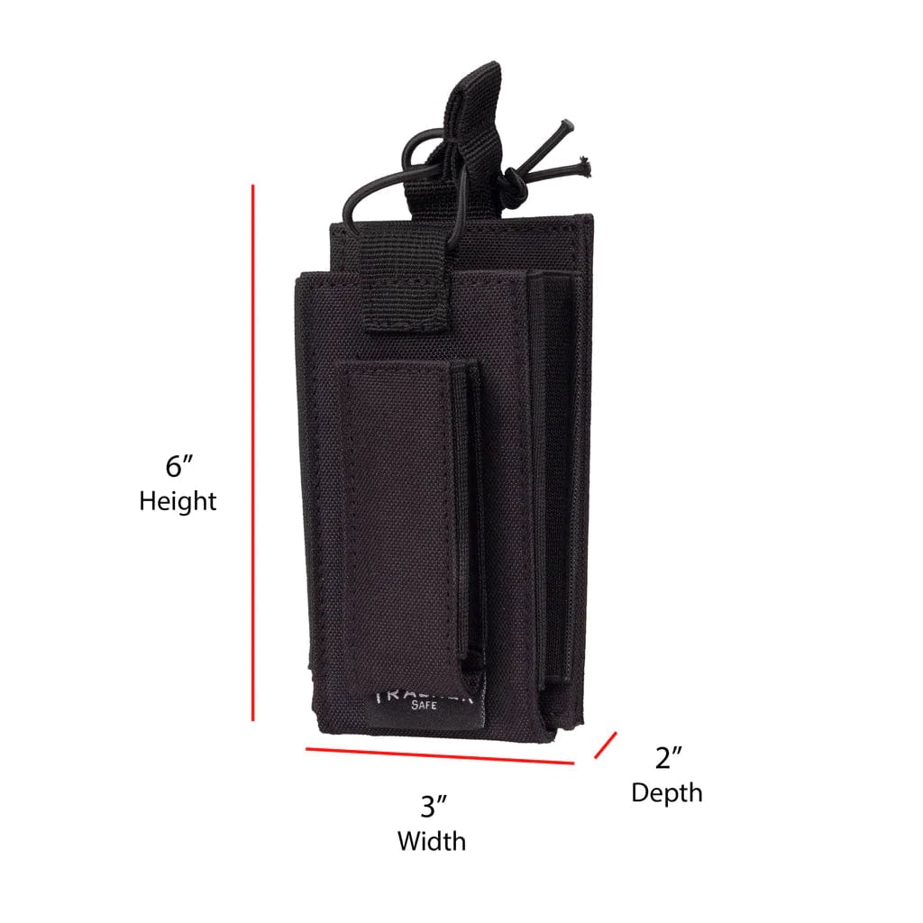 Tracker Safe PDM Mag Holder | Elastic Pocket | 1 Pistol and 1 AR Style Magazine Capacity