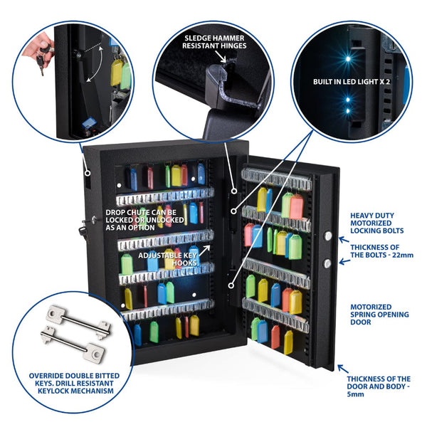 Viking VS-100KS KS Series Drop Slot Key Safe | 100 Key Capacity ...