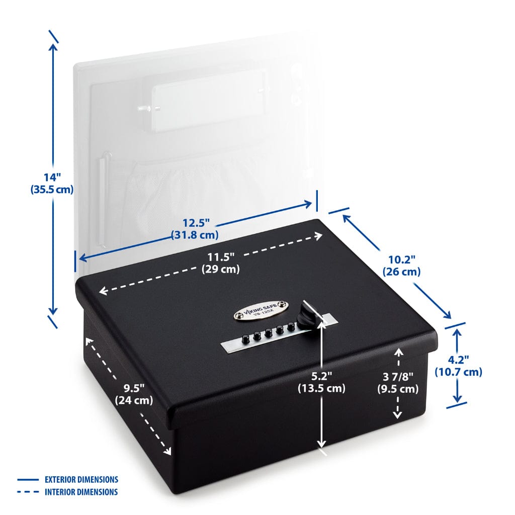 Viking VS-12SX SX Series Handgun Safe | 2 Gun Capacity | Simplex Lock ...
