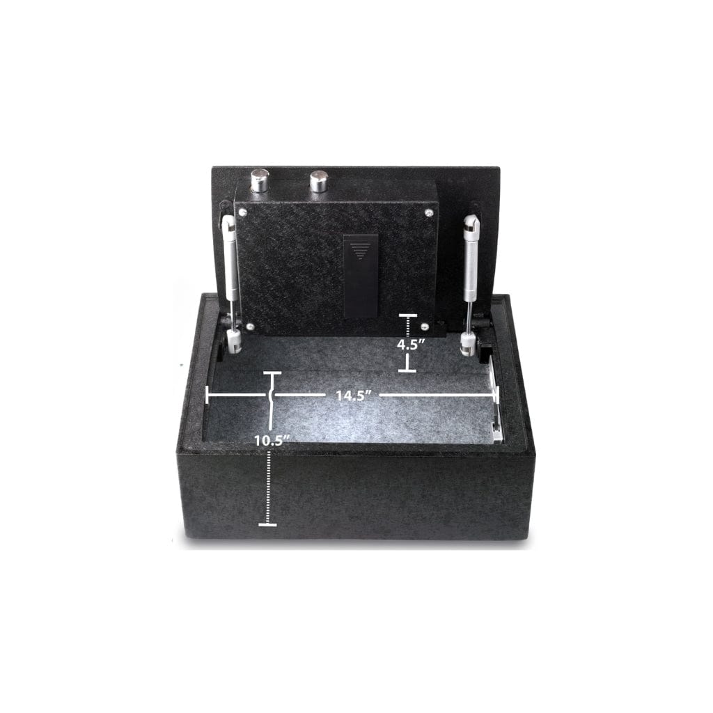 Viking VS-14BL Top Opening Biometric Safe | Pry-Resistant | Motorized Deadbolt Locking System