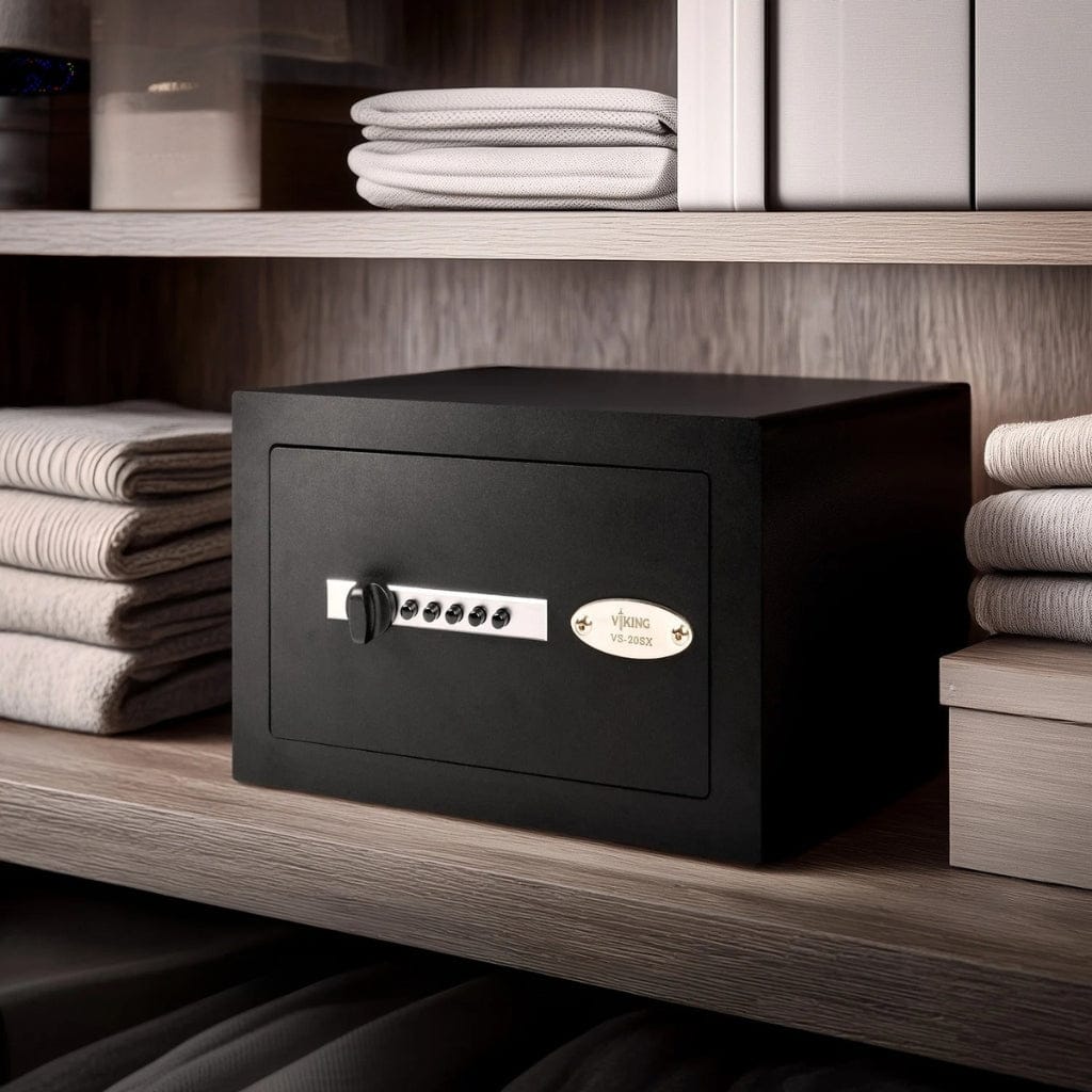 Viking VS-20SX SX Series Small Multi Handgun Safe | Pry-Resistant | Scratch-Resistant | Simplex Lock