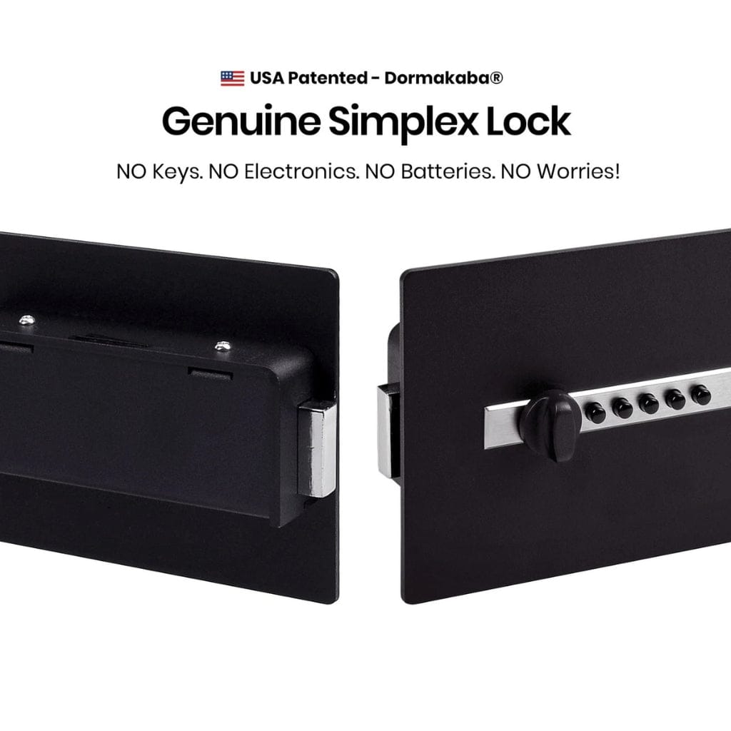 Viking VS-20SX SX Series Small Multi Handgun Safe | Pry-Resistant | Scratch-Resistant | Simplex Lock