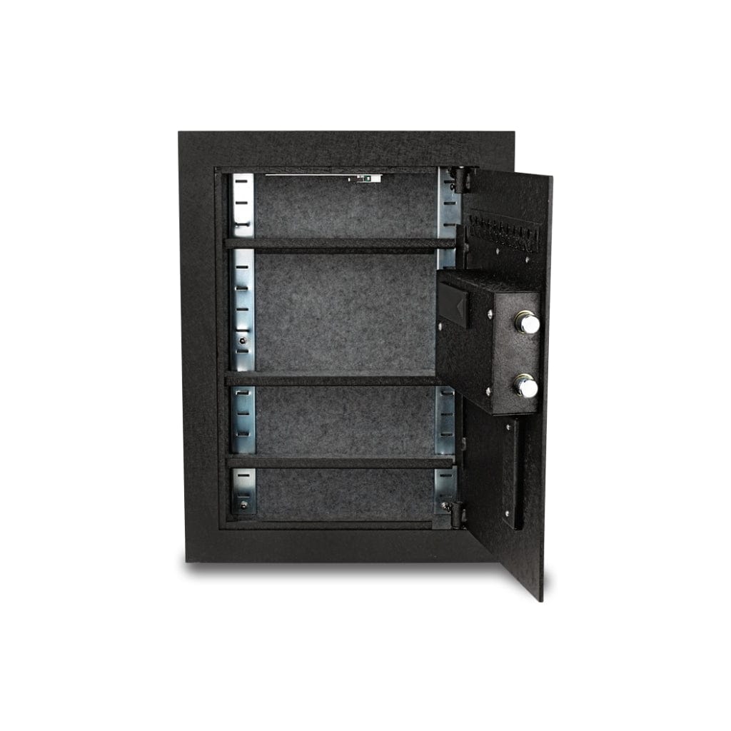 Viking VS-52BLX Biometric Hidden In Wall Safe | Pry-Resistant | Motorized Deadbolt Locking System