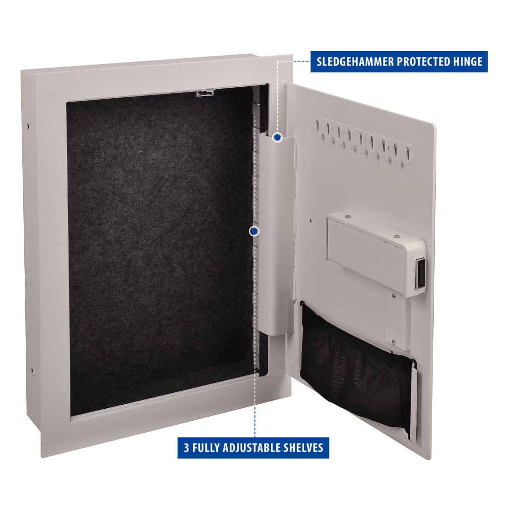 Simplex Lock Rifle Safe Viking VS-52SXW SX Series Handgun Wall Safe | Pry & Scratch Resistant ...