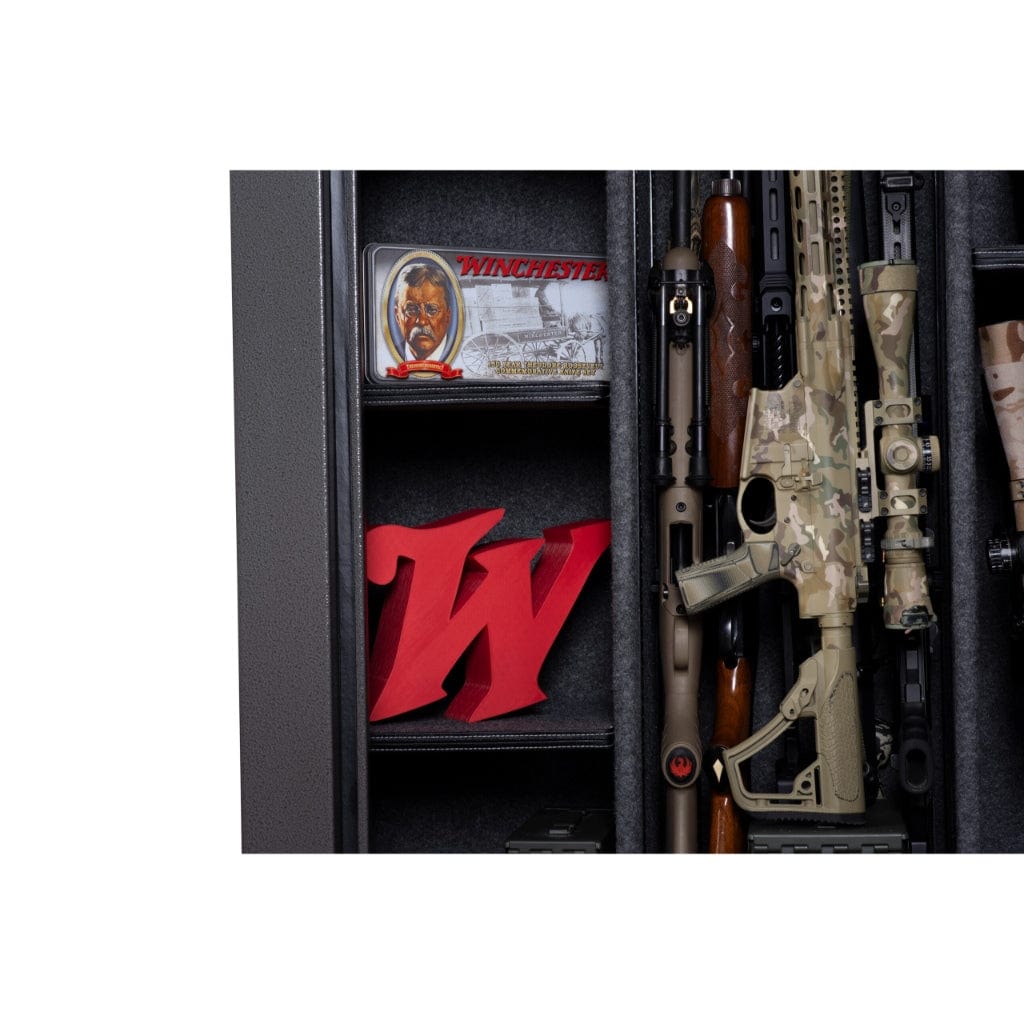 Winchester B-6040-31-16-E Bandit 31 Gun Safe | CA DOJ Compliant | 40 Long Gun Capacity | 45 Minute Fire Rating at 1400° F