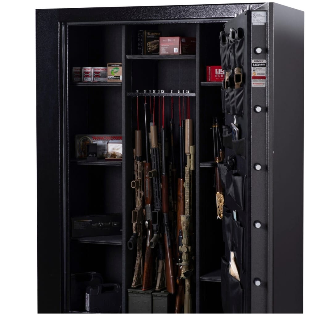 Winchester R-7255-66-3-U Ranger 66 Gun Safe | UL RSC Certified | 70 Long Gun Capacity | 60 Minute Fire Rating at 1400° F