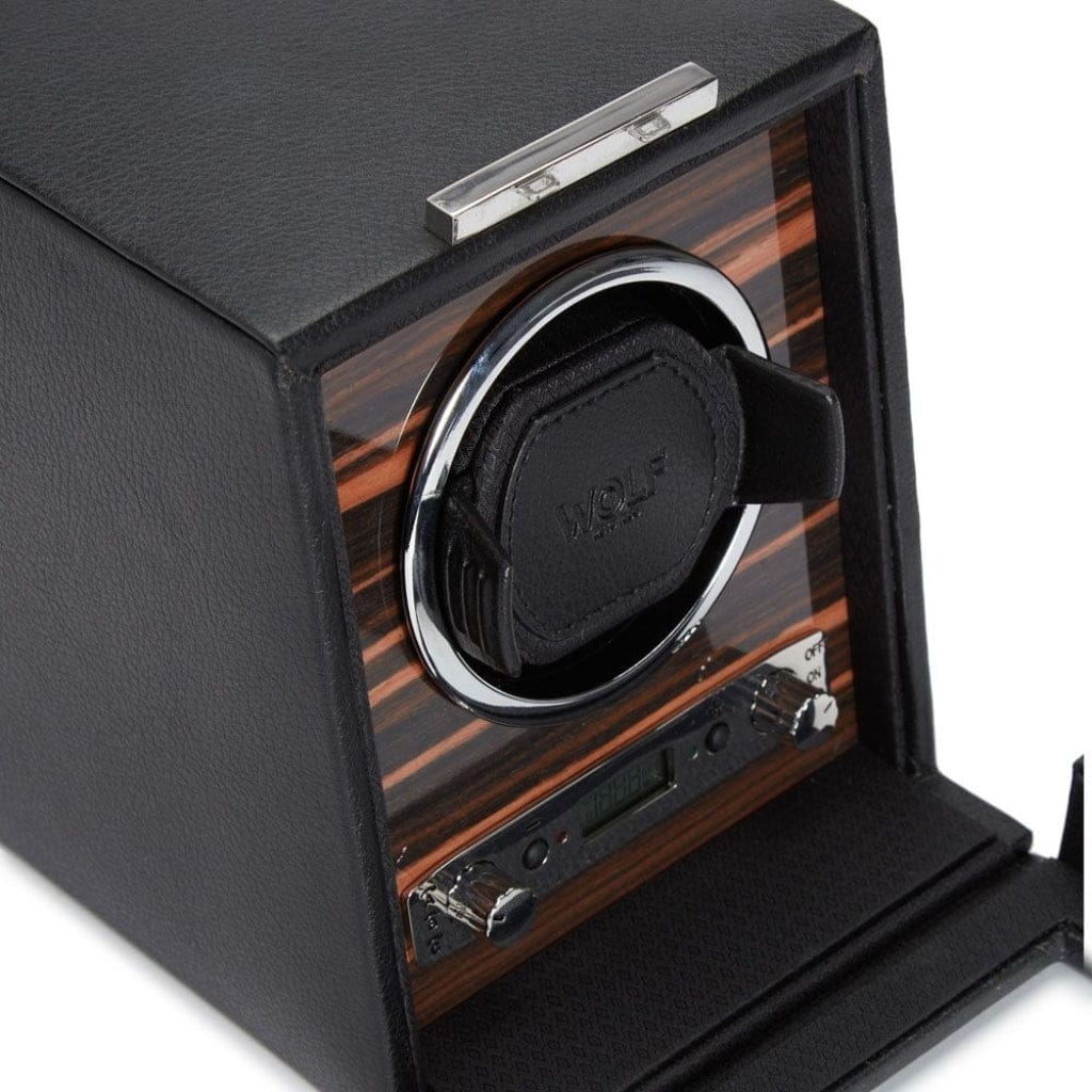 Wolf 457056 Roadster Single Watch Winder | 1200 Turns Per Day | Single Watch Capacity