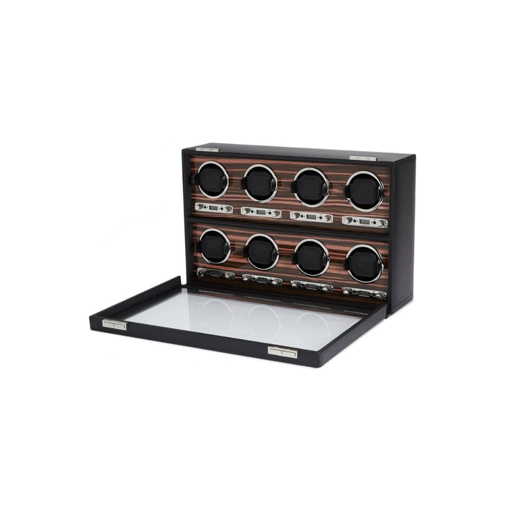 Wolf 459356 Roadster Eight Piece Watch Winder | 1200 Turns Per Day | 8 Winding Modules