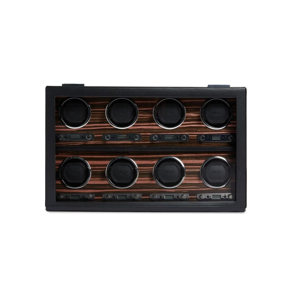 Wolf 459356 Roadster Eight Piece Watch Winder | 1200 Turns Per Day | 8 Winding Modules