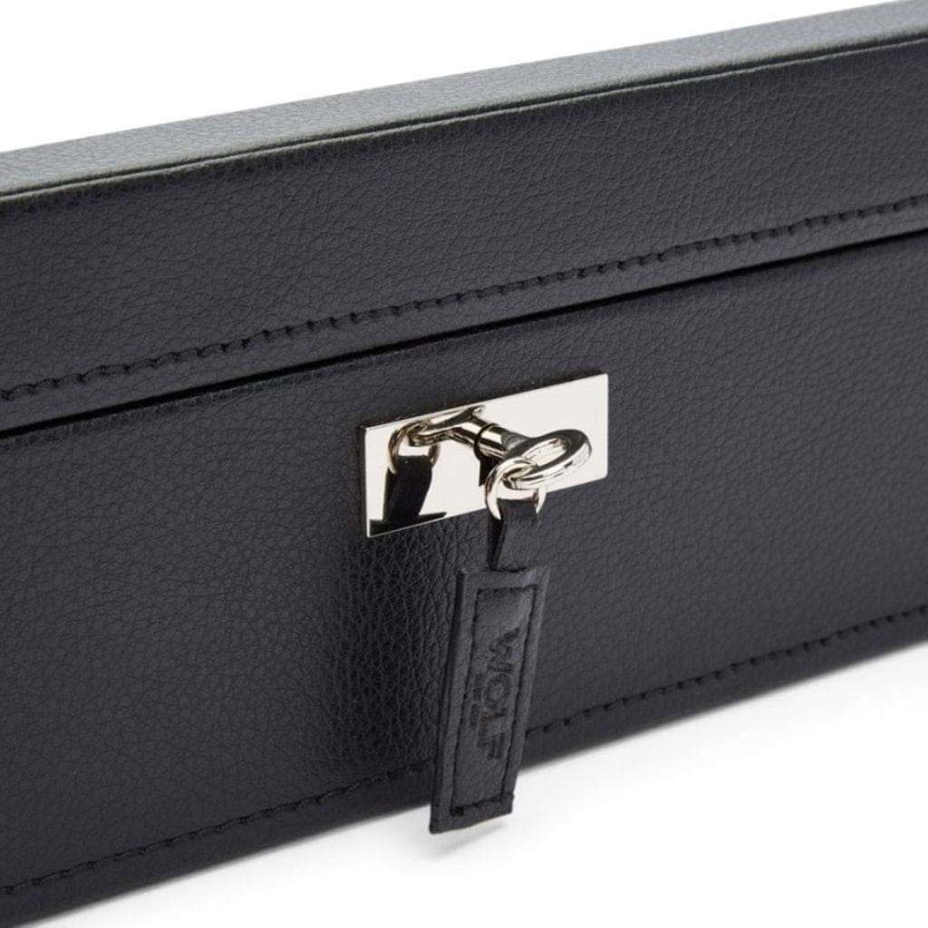 Wolf 477456 Roadster Eight Piece Watch Box | 8 Watch Capacity | Vegan Leather