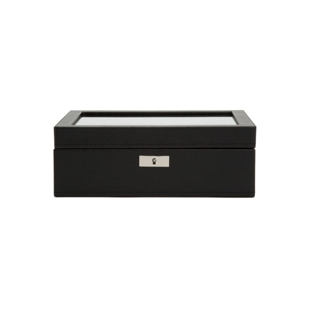 Wolf 477456 Roadster Eight Piece Watch Box | 8 Watch Capacity | Vegan Leather