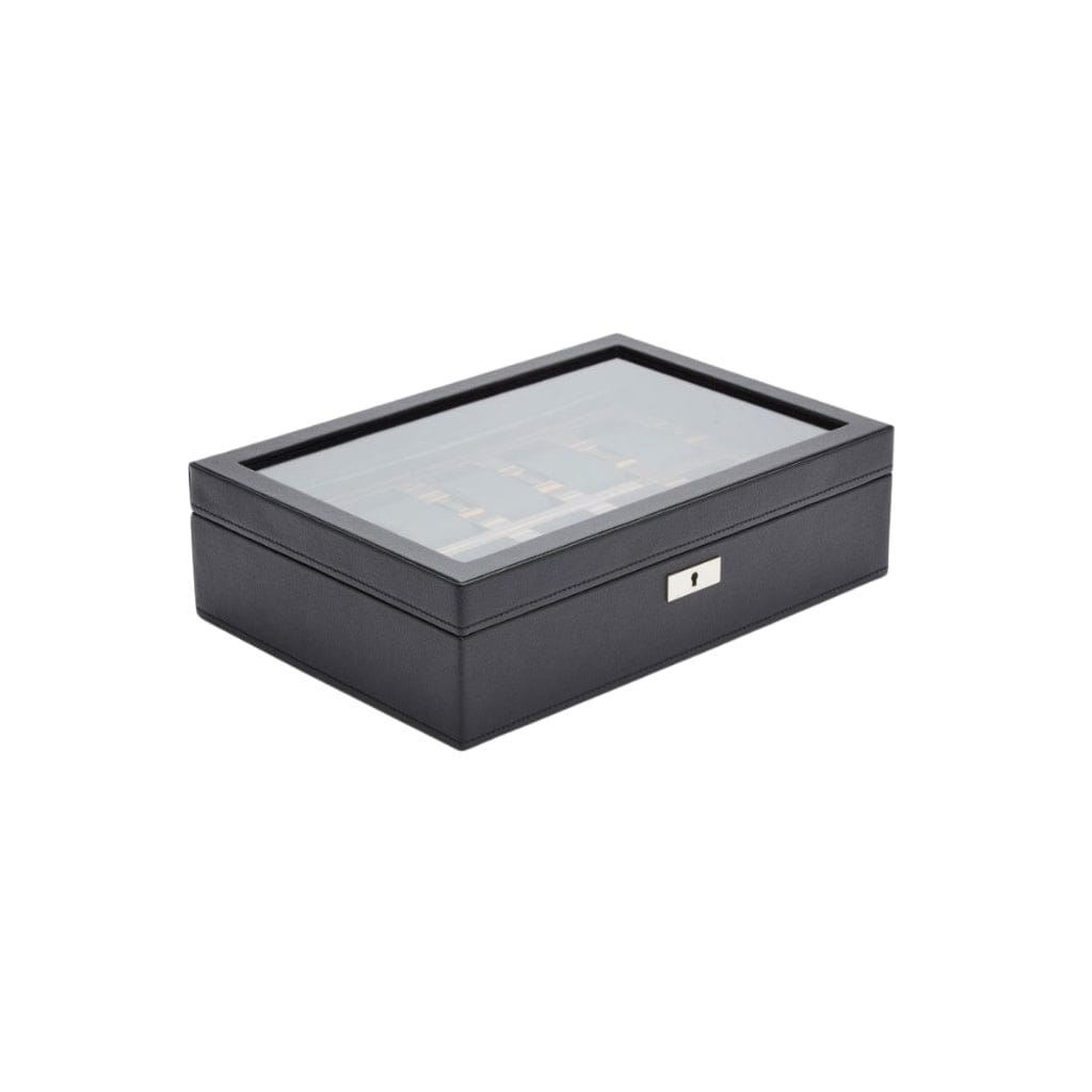 Wolf 477556 Roadster Ten Piece Watch Box | 10 Watch Capacity | Vegan Leather
