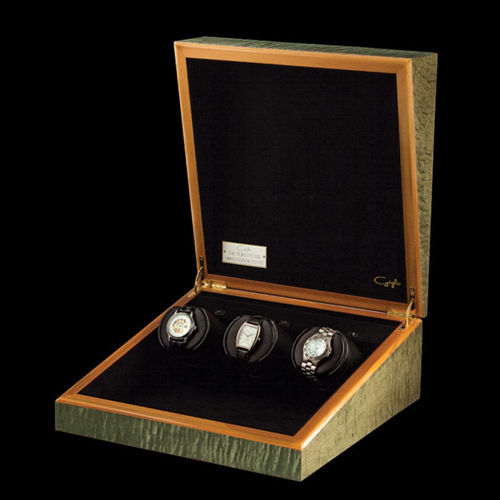 Orbita W20054 Four Aces Artisan Series Watch Winder | Programmable Movement | 3 Watch Winding Capacity
